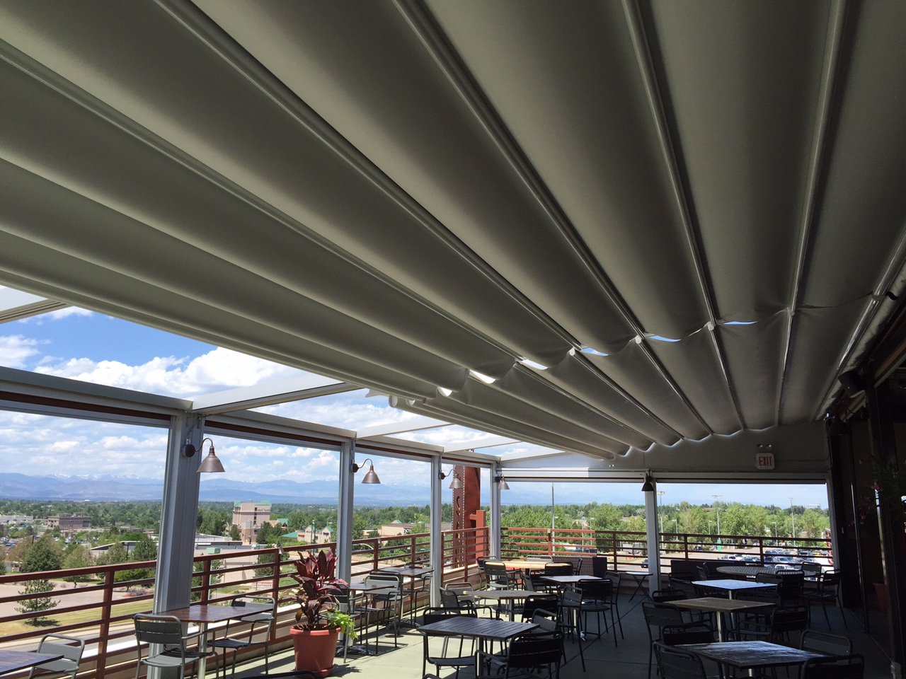 F - Retractable Roof/Pergola Canopy