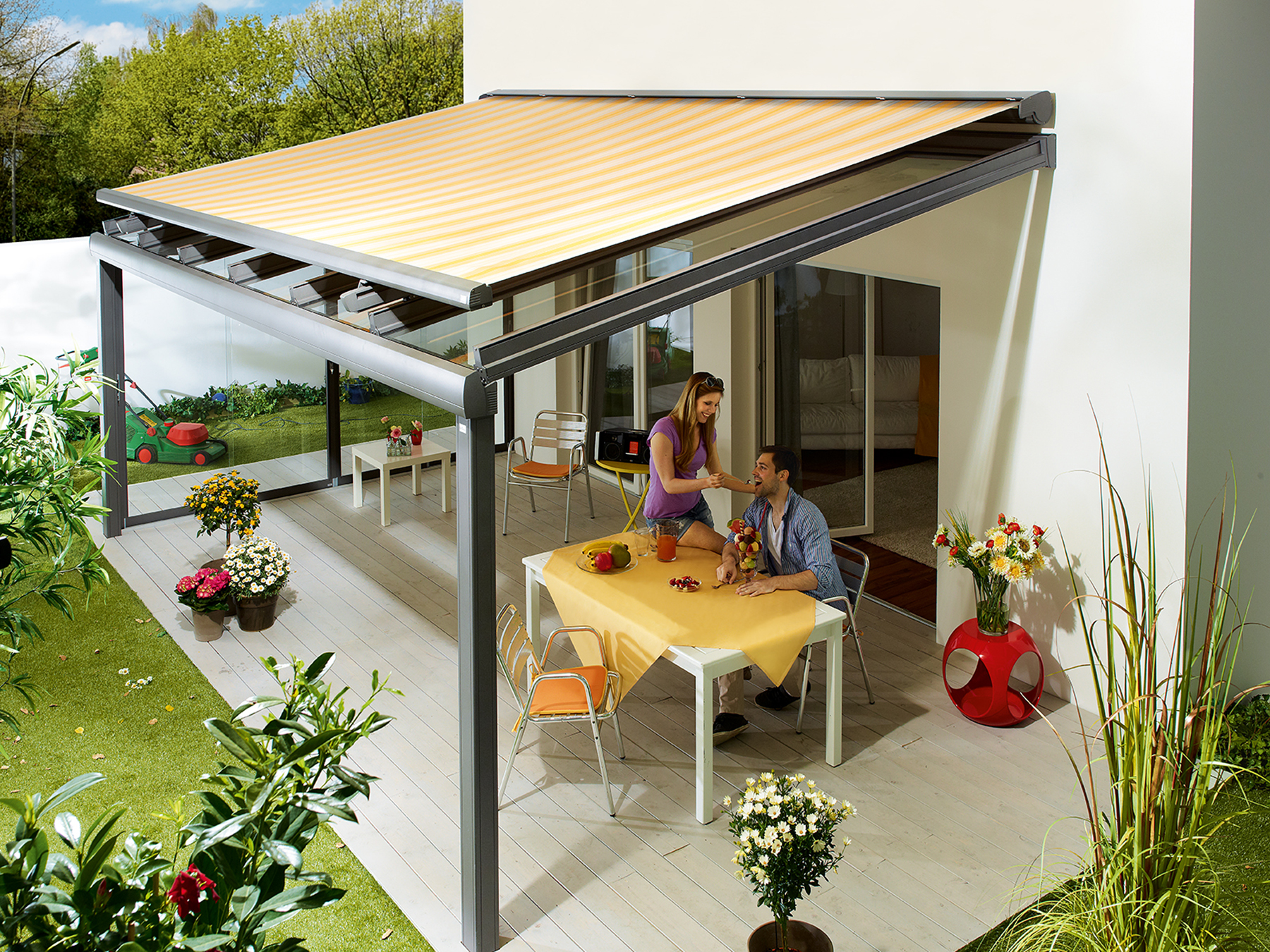 F - Retractable Roof/Pergola Canopy